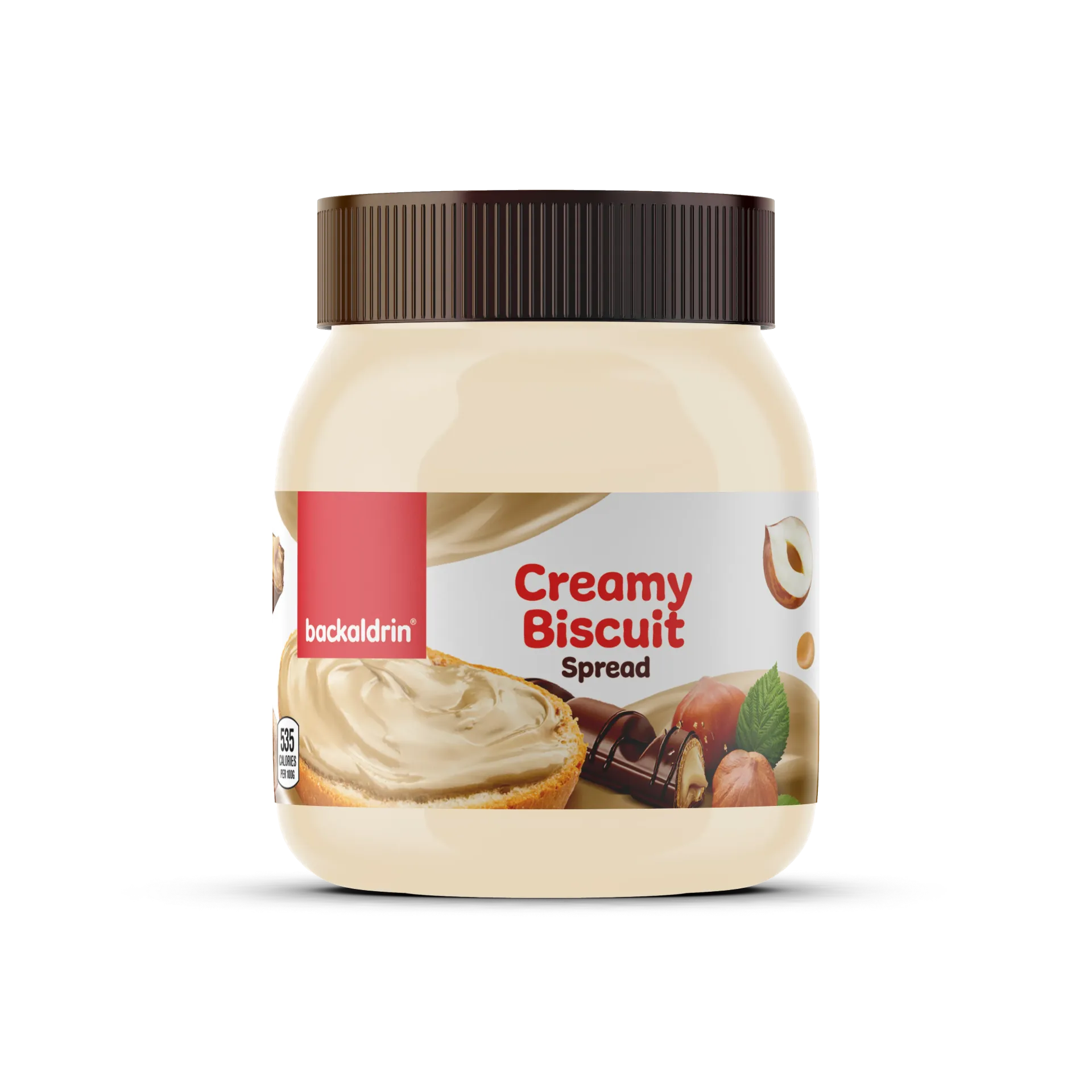 Premium Creamy Biscuit (Bueno) Spread - 12.3 oz Smooth Texture, Rich Flavor for Desserts & Baking