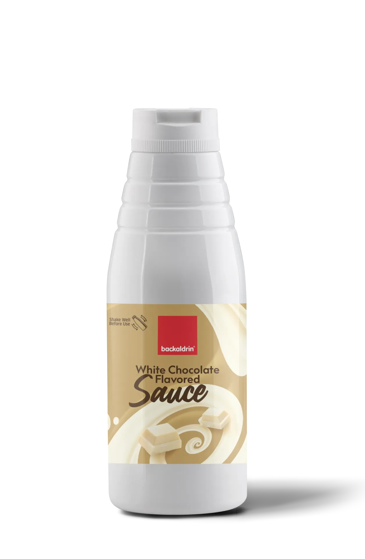 Premium White Chocolate Flavored Sauce – Smooth Texture, Rich Flavor for Desserts & Baking - 16.9 oz