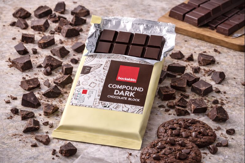 Premium Dark Chocolate Block – Rich Flavor for Desserts & Baking - 5.5LB