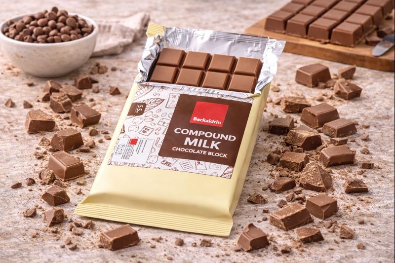 Premium Milk Chocolate Block – Rich Flavor for Desserts & Baking - 5.5LB