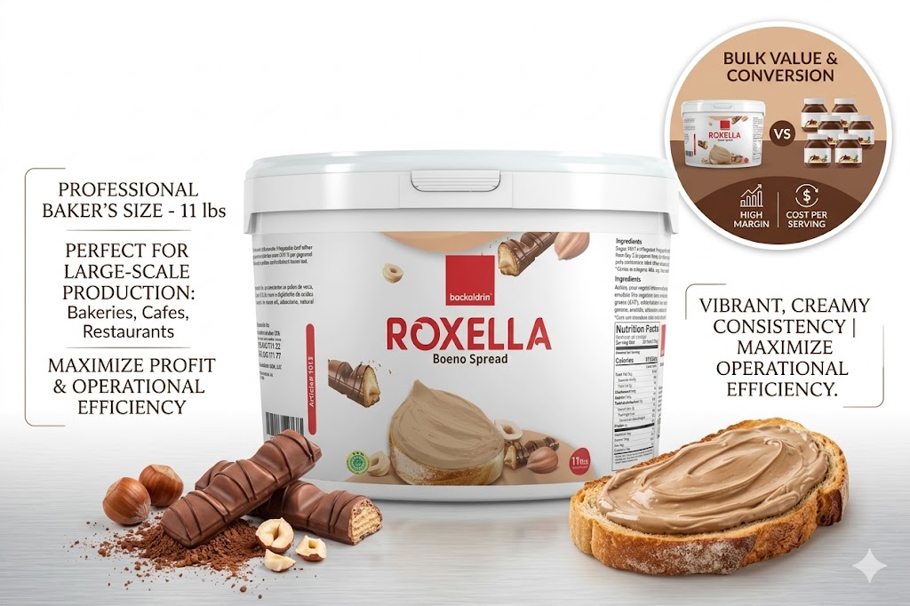 Bueno Creamy Biscuit & Hazelnut Spread - 11LB.