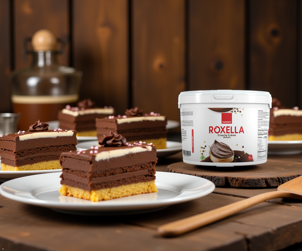 Premium Crunchy Rocheh Chocolate Spread - 11 lbs.