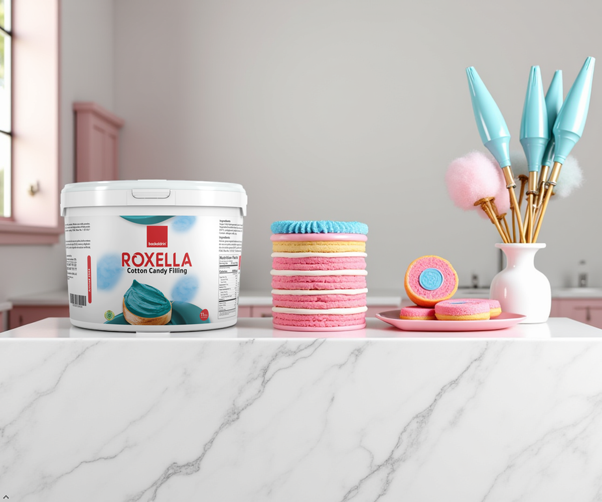 Premium Cotton Candy Filling – Smooth Texture, Rich Flavor for Desserts & Baking - 11LB