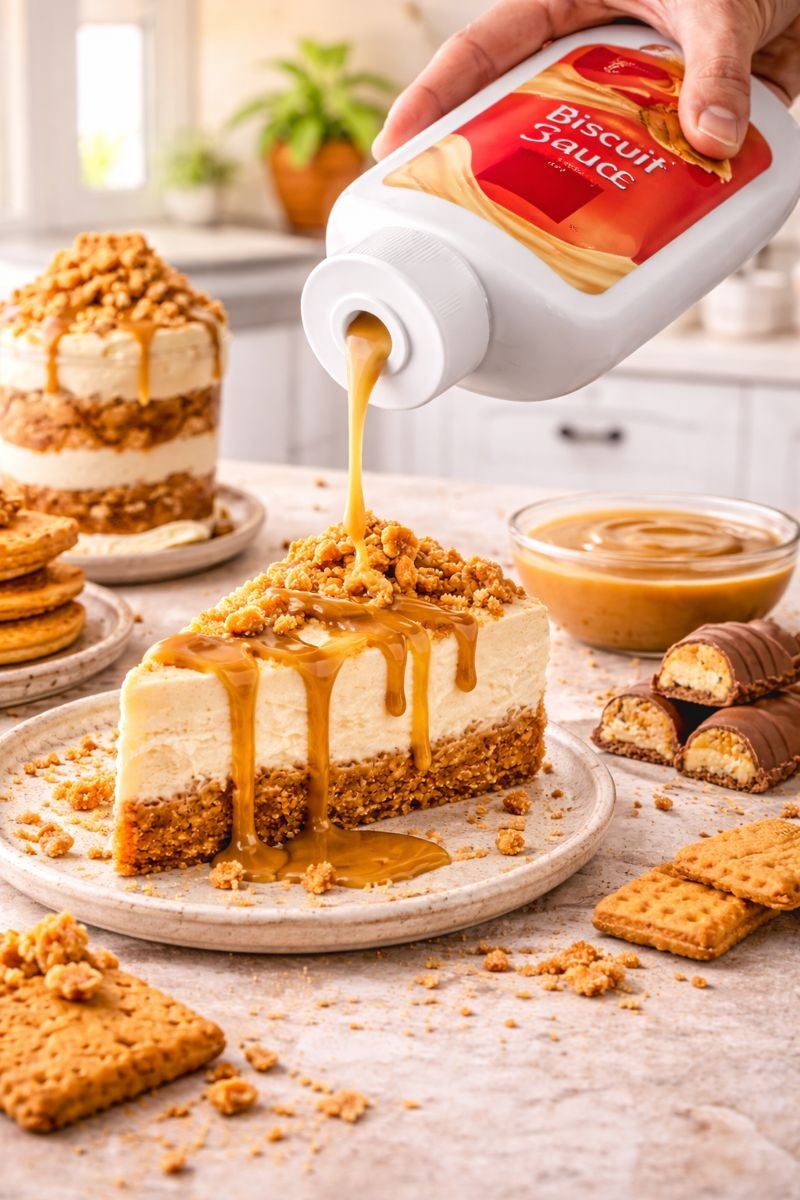 Premium Biscuit Sauce – Smooth Texture, Rich Flavor for Desserts & Baking - 16.9 oz