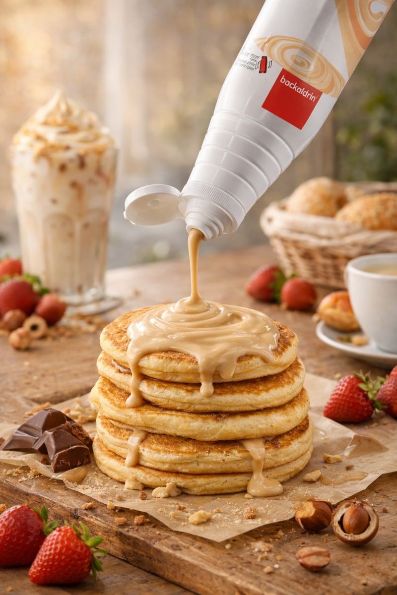 Premium Creamy Biscuit & Hazelnut Sauce (Bueno) – Smooth Texture, Rich Flavor for Desserts & Baking - 16.9 oz