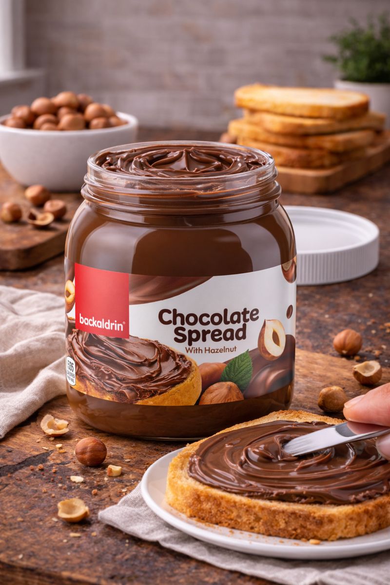 Premium Chocolate Hazelnut Spread 350g – Smooth Texture, Rich Flavor for Desserts & Baking