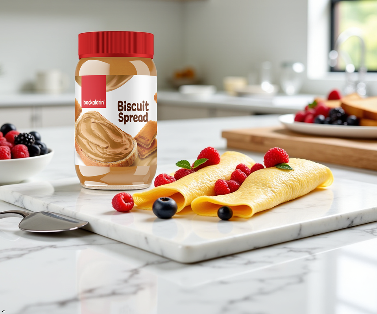 Premium Biscuit Spread - 14 oz – Smooth Texture, Rich Flavor for Desserts & Baking