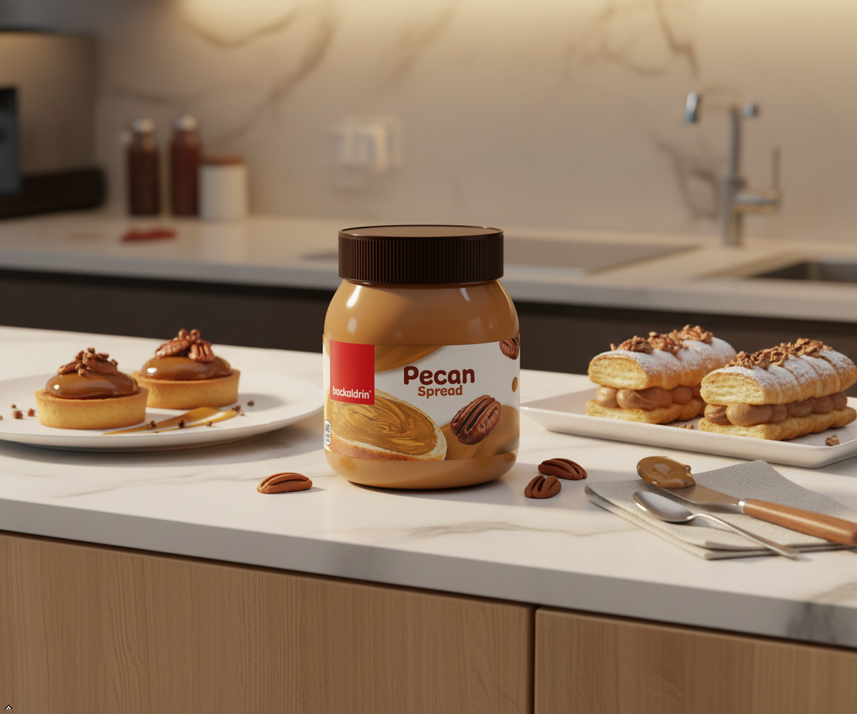 Premium Pecan Spread - 12.3 oz Smooth Texture, Rich Flavor for Desserts & Baking